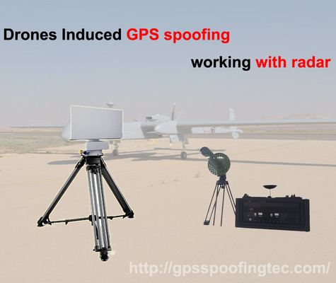 UAV GPS GLONASS de los 5000m Spoofing el sistema con el sistema anti del abejón del radar