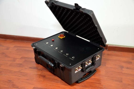 Emisión táctica de la maleta del pelícano, 8 dispositivo electrónico 500W de la emisión de las bandas 2G 3G 4G 5.8G